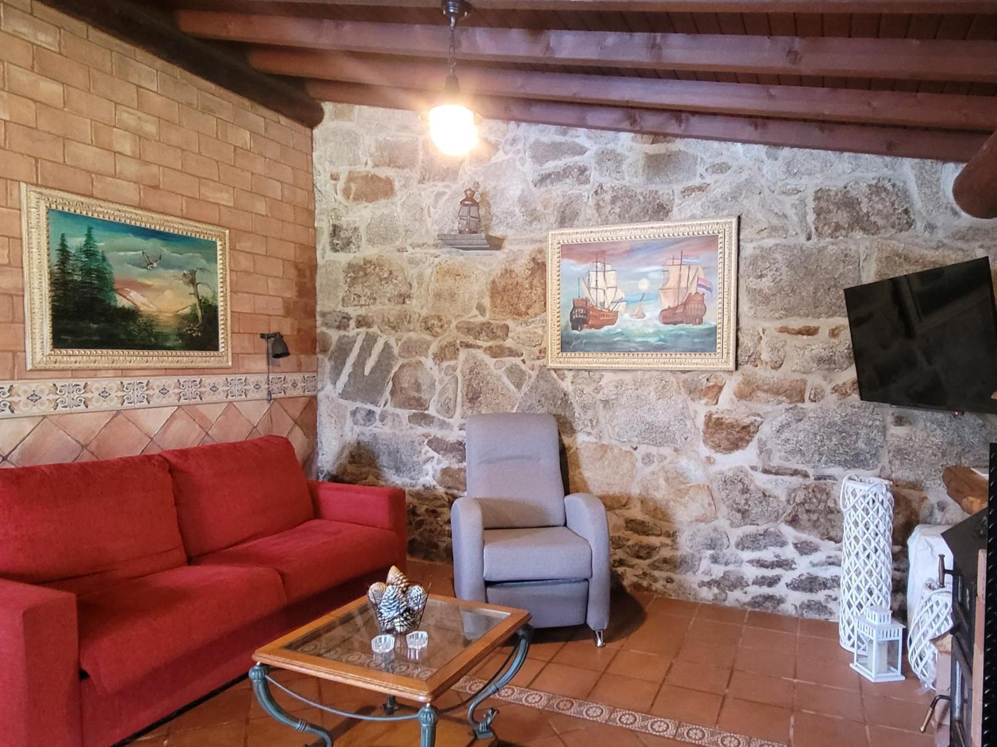 Casa Rustica Piscina, Apartadino Pobra Do Caraminal Exteriér fotografie